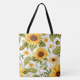 Nahtlose Blumenmuster, Sonnenschein und Daisis Tasche