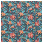 Nahtlose Blumenmuster Stoff (Muster)