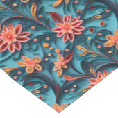 Nahtlose Blumenmuster Tischläufer (Ecke)