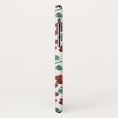 Nahtlose Blumenmuster, Vögel und Schmetterlinge Case-Mate iPhone Hülle (Hinten/Links)