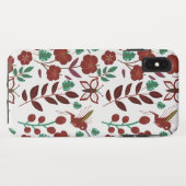 Nahtlose Blumenmuster, Vögel und Schmetterlinge Case-Mate iPhone Hülle (Rückseite (Horizontal))