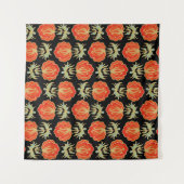 Nahtlose Blumenmuster Wandteppich (Vorderseite (Horizontal))