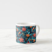 Nahtlose Blumenpapiermuster Spezifische Tasse (Vorderseite Rechts)