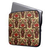 Nahtlose Blumentapete im Jugendstil, Vi Laptopschutzhülle (Vorderseite Links)