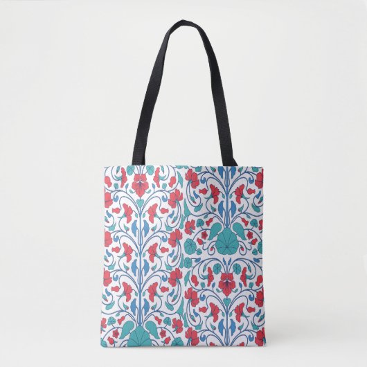 Nahtlose Blütenmuster mit nasturtium Blume. A Tasche (Vorderseite)
