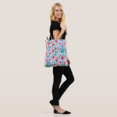 Nahtlose Blütenmuster mit nasturtium Blume. A Tasche (Am Model)