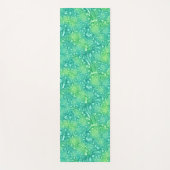 Nahtlose Blütentextur, Modeartikel Yogamatte (Vorderseite)