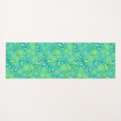 Nahtlose Blütentextur, Modeartikel Yogamatte (Vorderseite (Horizontal))