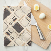 Nahtlose Briefpapier-Muster Notizbücher Lineale Geschirrtuch (Viertel Falte)