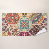 Nahtlose bunte Fliesen mit dem Islam, Arabi Badehandtuch (Badehandtuch)