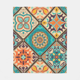 Nahtlose bunte Fliesen mit dem Islam, Arabi Fleecedecke