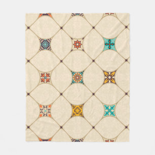 Nahtlose bunte Fliesen mit dem Islam, Arabi Fleecedecke