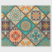 Nahtlose bunte Fliesen mit dem Islam, Arabi Geschenkpapier (Flach)