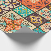 Nahtlose bunte Fliesen mit dem Islam, Arabi Geschenkpapier (Ecke)