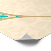 Nahtlose bunte Fliesen mit dem Islam, Arabi Poster (Ecke)