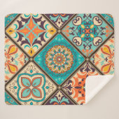 Nahtlose bunte Fliesen mit dem Islam, Arabi Sherpadecke (Vorderseite (Horizontal))