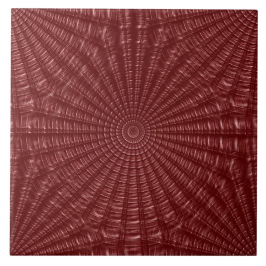 Nahtlose Burgund Rot dekorative Keramik Tile Fliese (Vorderseite)