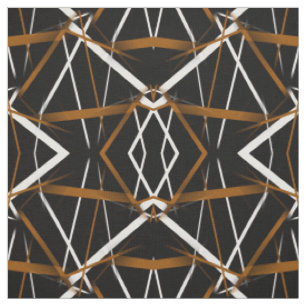 Nahtlose Criss QuerSiena Brown und weiße Linien Stoff
