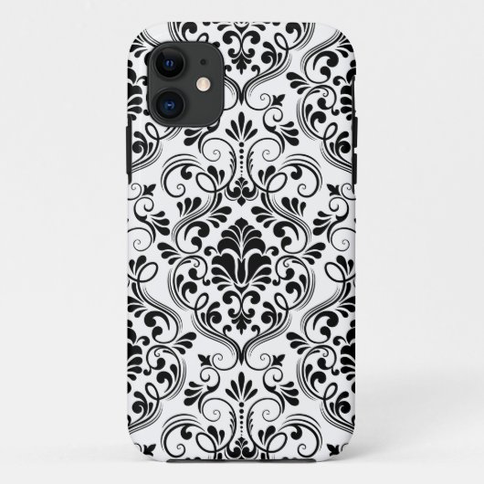 Nahtlose Damask Case-Mate iPhone Hülle (Rückseite)