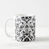 Nahtlose Damask Kaffeetasse (Links)