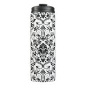 Nahtlose Damask Thermosbecher (Vorderseite)