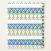 Nahtlose Dekoration mit Ornamenten verziert Planer (Rückseite)