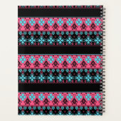 Nahtlose Dekoration mit Ornamenten verziert Planer (Rückseite)