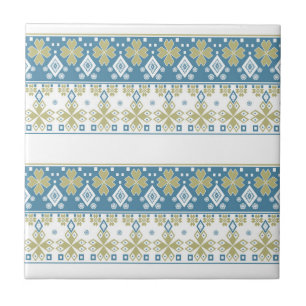 Nahtlose Dekoration verzierte Leute 2020 Neujahr Fliese