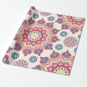 Nahtlose Dekoration. Vintag. Orientalischer Pitch Geschenkpapier