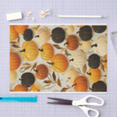 Nahtlose Design Pumpkin Fall Decoupage Seidenpapier (Handwerk)