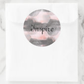Nahtlose Design Textur Hintergrund Abstrakt Runder Aufkleber (Tasche)