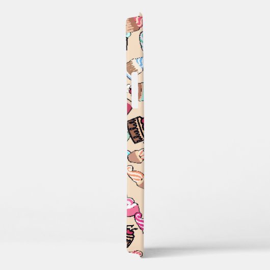 Nahtlose doodle Tortenmuster. Handgezob Case-Mate iPhone Hülle (Rückseite / Rechts)