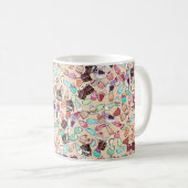 Nahtlose doodle Tortenmuster. Handgezob Kaffeetasse (VorderseiteRechts)