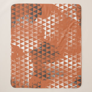 Nahtlose Dreiecke: Orange Hintergrund Sherpadecke