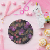 Nahtlose dunkle Pflaumenfrüchte lila Beeren Kirsch Pappteller (Party)