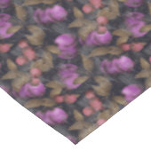 Nahtlose dunkle Pflaumenfrüchte lila Beeren Kirsch Tischdecke (Schrägansicht)