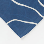 Nahtlose Erdlinie topographische Karte Bio Patter Fleecedecke (Ecke)