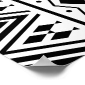 Nahtlose Ethnic Muster Design vintageabstract, am Poster (Ecke)