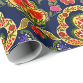 Nahtlose ethnische Schleimhäute Geschenkpapier (Rolleneckpunkt)