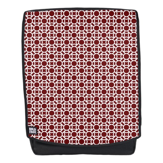 Nahtlose Farbe des weißen Musters, Untergrundfarbe Rucksack (Vorderseite)