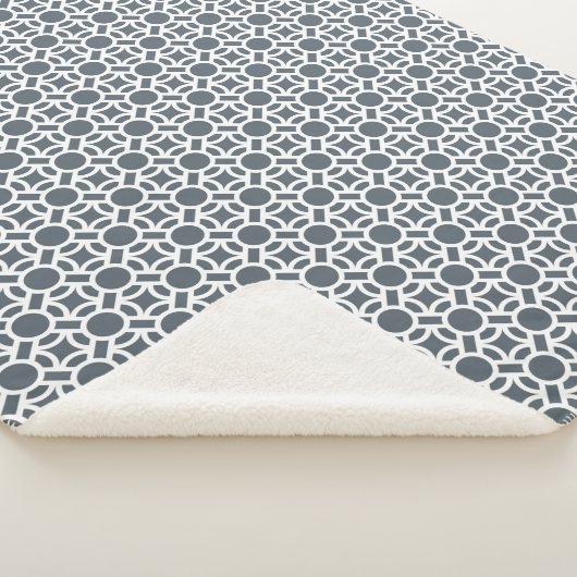 Nahtlose Farbe des weißen Musters, Untergrundfarbe Sherpadecke (3/4)