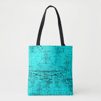Nahtlose Farbe grunge türkis. Halftone-Elemente Tasche