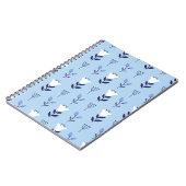 Nahtlose farbenfrohe Blumenmuster mit wilden Blume Notizblock (Linke Seite)