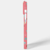 Nahtlose farbenfrohe kleine Hundebahnen Case-Mate iPhone Hülle (Rückseite / Links)