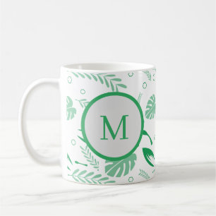 Nahtlose farbenfrohe Sommer Muster-Blumen-Benutzer Kaffeetasse