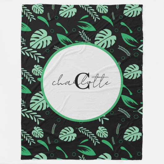 Nahtlose farbenfrohe Sommerkollektoren - Individue Fleecedecke (Vorderseite)