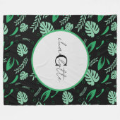 Nahtlose farbenfrohe Sommerkollektoren - Individue Fleecedecke (Vorderseite (Horizontal))