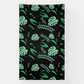 Nahtlose farbenfrohe Sommerkulisse - florale Natur Banner (Vertikal)