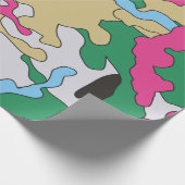 Nahtlose farbenfrohe Tarnung Hintergrundmuster. C Geschenkpapier (Ecke)