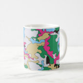 Nahtlose farbenfrohe Tarnung Hintergrundmuster. C Kaffeetasse (VorderseiteRechts)